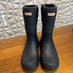 Hunter Blue Young Boots HYBRID BOOT  size UK 1, US 2 B/3G EU 33